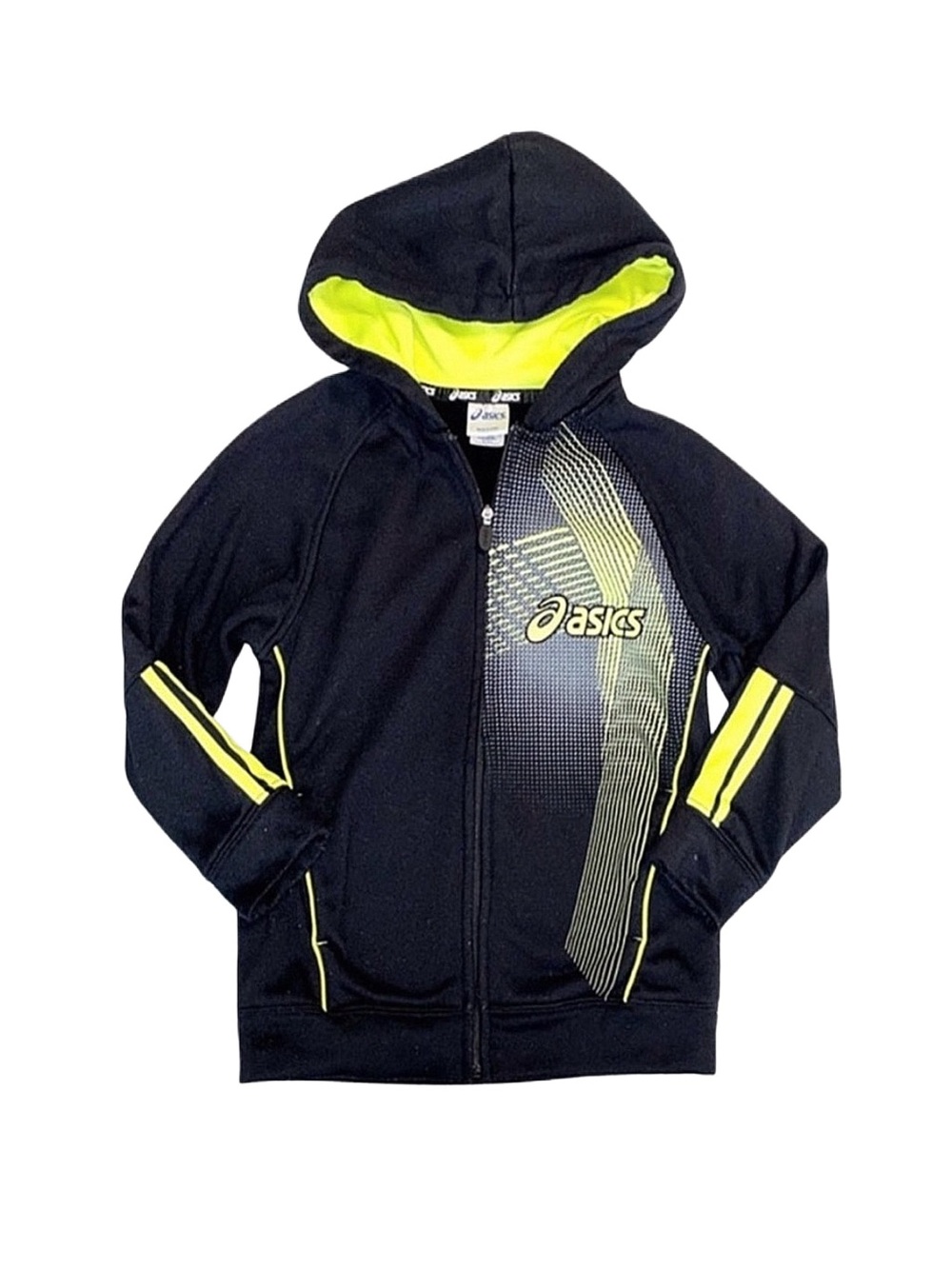 ASICS Boy's Full Zip Long Sleeve Hoodie